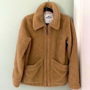 Hollister Zip-Up Teddy Jacket